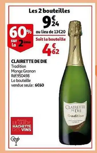 Auchan Clairette de die offre