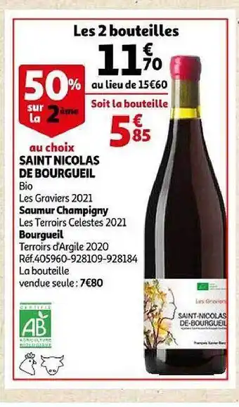 Auchan Saint nicolas de bourgueil offre
