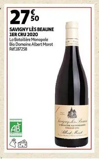 Auchan Savigny lès beaune 1er cru 2020 offre