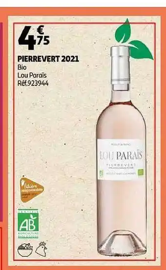 Auchan Pierre vert 2021 offre