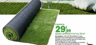 Provence Outillage Gazon artificiel 4 m² ou 10 m² offre