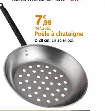Poêle à chataigne