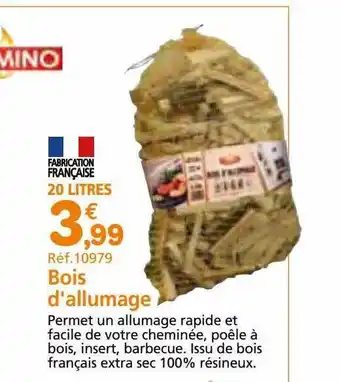 Provence Outillage Bois d'allumage offre