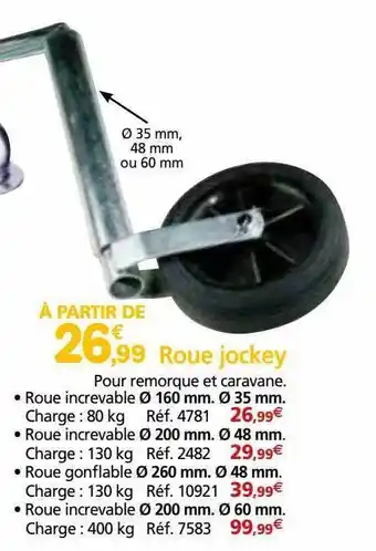 Provence Outillage Roue jockey offre