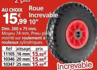 Provence Outillage Roue increvable 10 offre