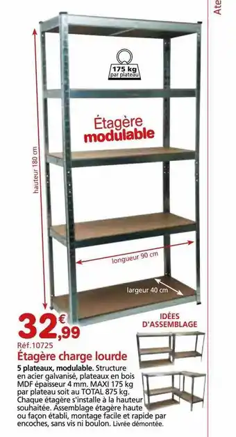 Provence Outillage Étagère charge lourde offre