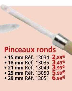 Provence Outillage Pinceaux ronds offre