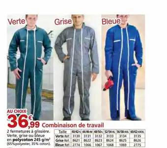 Provence Outillage Combinaison de travail offre