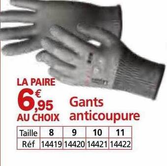 Provence Outillage Gants anticoupure offre
