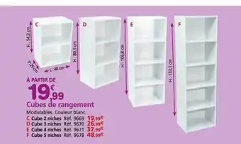 Provence Outillage Cubes de rangement offre