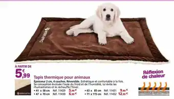 Provence Outillage Tapis thermique pour animaux offre