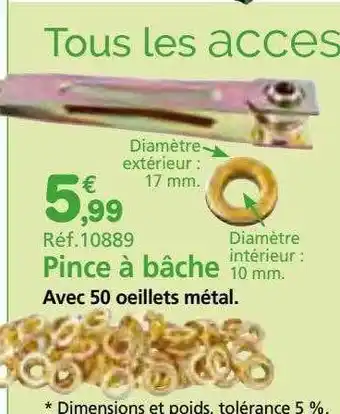 Provence Outillage Pince à bâche offre