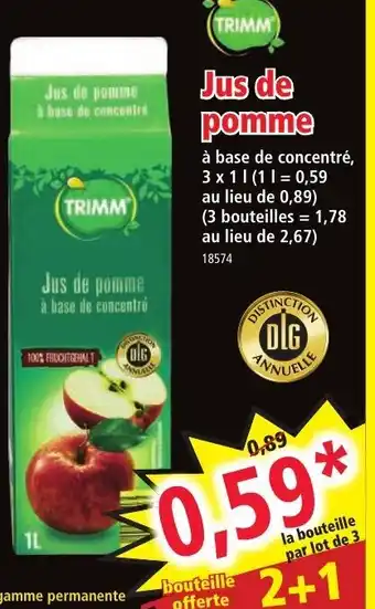 Norma Jus de Pomme offre