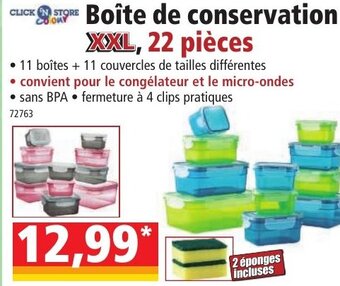 Norma Boîte de Conservation offre