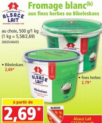 Norma Fromage Blanc offre
