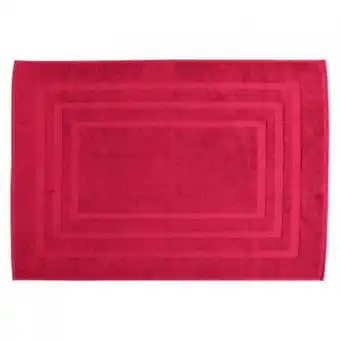 3 suisses 3s. x tertio (nos unis) - tapis de bain en éponge 750 gm² tertio® - rose - linge de bain offre