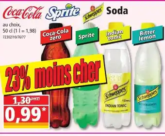 Norma Coca-Cola Sprite Schweppes Soda offre