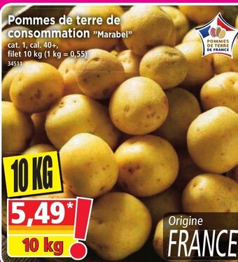 Norma Pommes de terre de Consommation offre