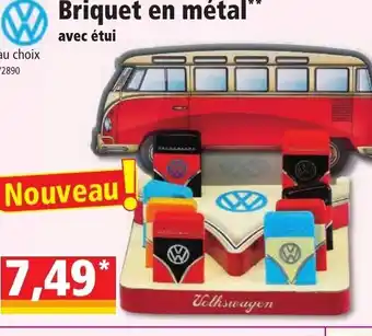 Norma Briquet en Métal offre