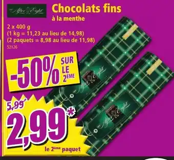 Norma Chocolats Fins offre