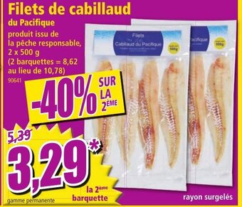 Norma Filets de Cabillaud offre