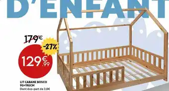 Maxi Bazar Lit cabane bosco offre