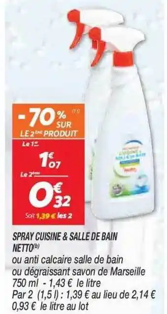 Netto Spray cuisine & salle de bain netto offre