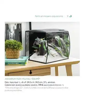 Truffaut Aquarium flex fluval offre