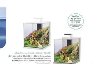 Truffaut Aquarium jalaya xxl zolux équipé offre