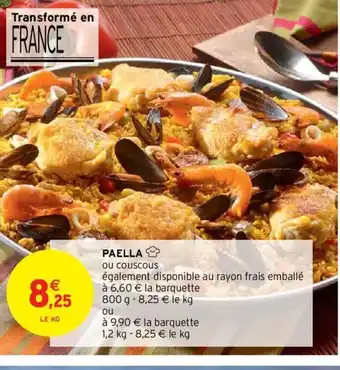 Intermarché Paella offre