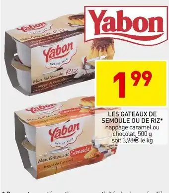 Stokomani Yabon les gateaux semoule ou de riz offre