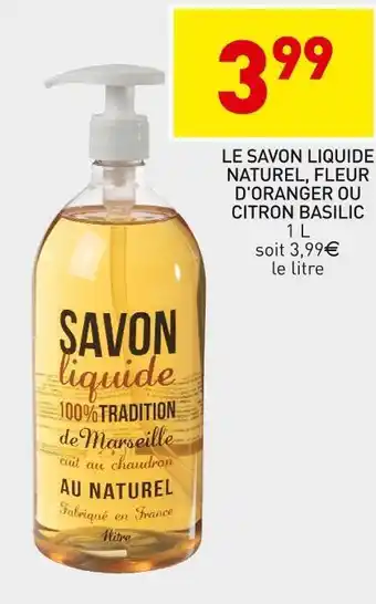 Stokomani Le savon liquide naturel, fleur d'oranger ou citron basilic offre
