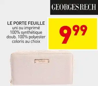 Stokomani Georges rech le porte feuille offre