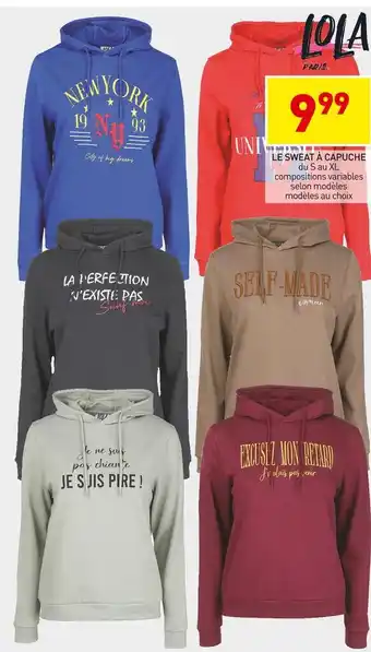 Stokomani Lola paris le sweat à capuche offre