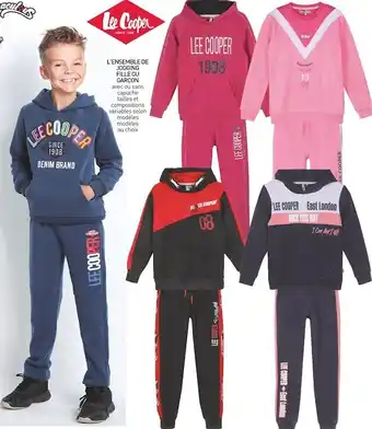 Lee cooper l'ensemble de jogging fille ou garçon