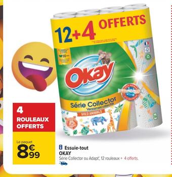 Carrefour Okay essuie-tout offre