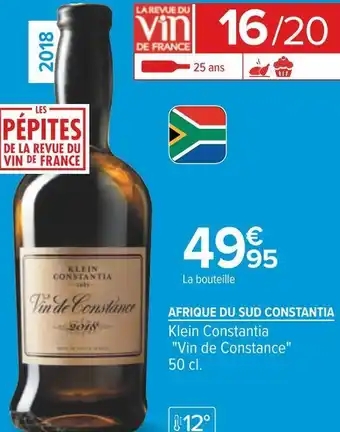 Afrique du sud constantia 2018