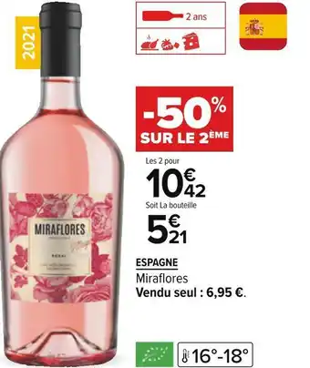 Carrefour Miraflores espagne 2021 offre