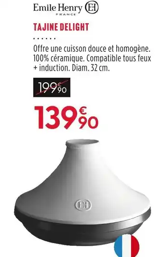 Culinarion Emile henry tajine delight offre