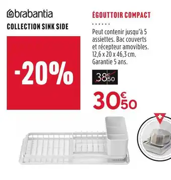 Brabantia égouttoir compact