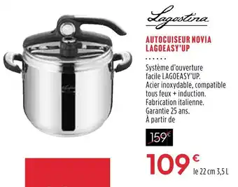 Culinarion Lagostina autocuiseur novia lagoeasy’up offre