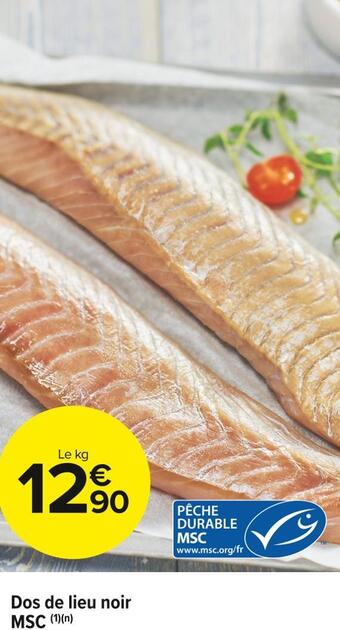 Carrefour Market Dos de lieu noir msc offre