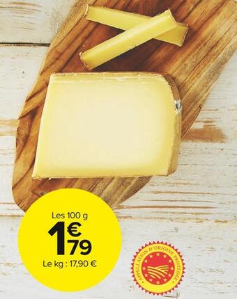 Carrefour Market Comté fort des rousses a.o.p. offre
