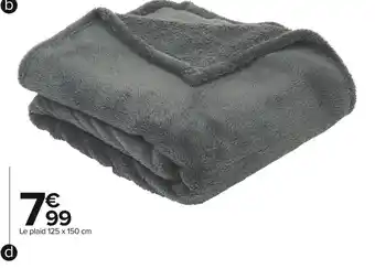 Carrefour Market Plaid sherpa offre