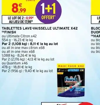 Tablettes Lave-Vaisselle Ultimate x42 Finish