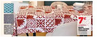 Hyper U Nappe antitaches 140 x 200 cm offre