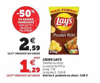 Hyper U Chips lay's offre