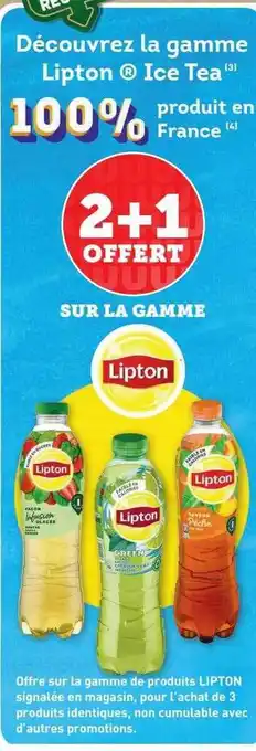 Hyper U La gamme lipton offre