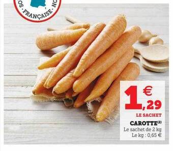Hyper U Carotte offre