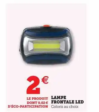 Hyper U Lampe frontale led offre
